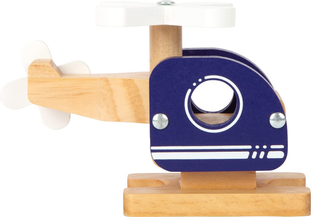 Small Foot Helicopter, toy for children made of FSC® 100%-certified wood, for ages 18+ months. Prod. No. 12287 - Image 2