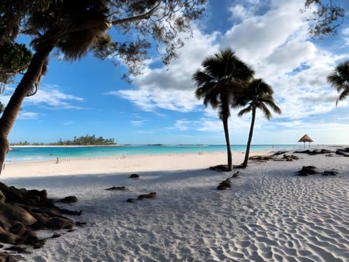 Océan plage affiche grand format pour agrandir visuellement une petite pièce