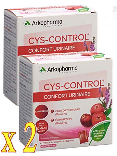 Arkopharma - CYS-CONTROL 20 SACHETS DE 4G Lot de 2 Boites (2)
