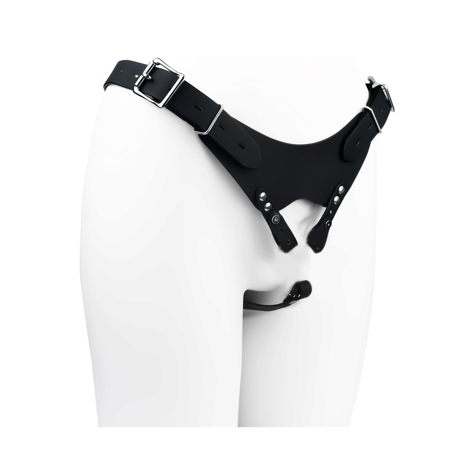 Nasjk Chastity Belt for Men with Anti-Off Strap, Chasity Cage Belt Auxiliary Design, Male Chastity Bondage Gear & Accessories, Secure Cock Cage Accessories, Adult Toys Sex Toy