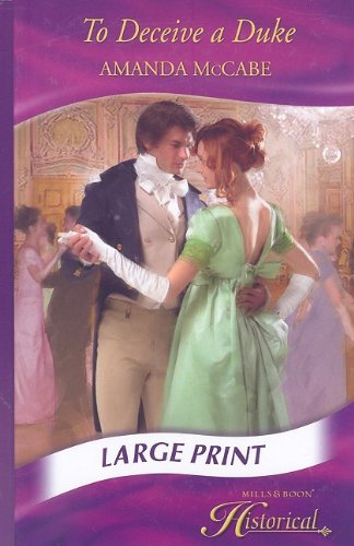 To Deceive a Duke 0263206661 Book Cover