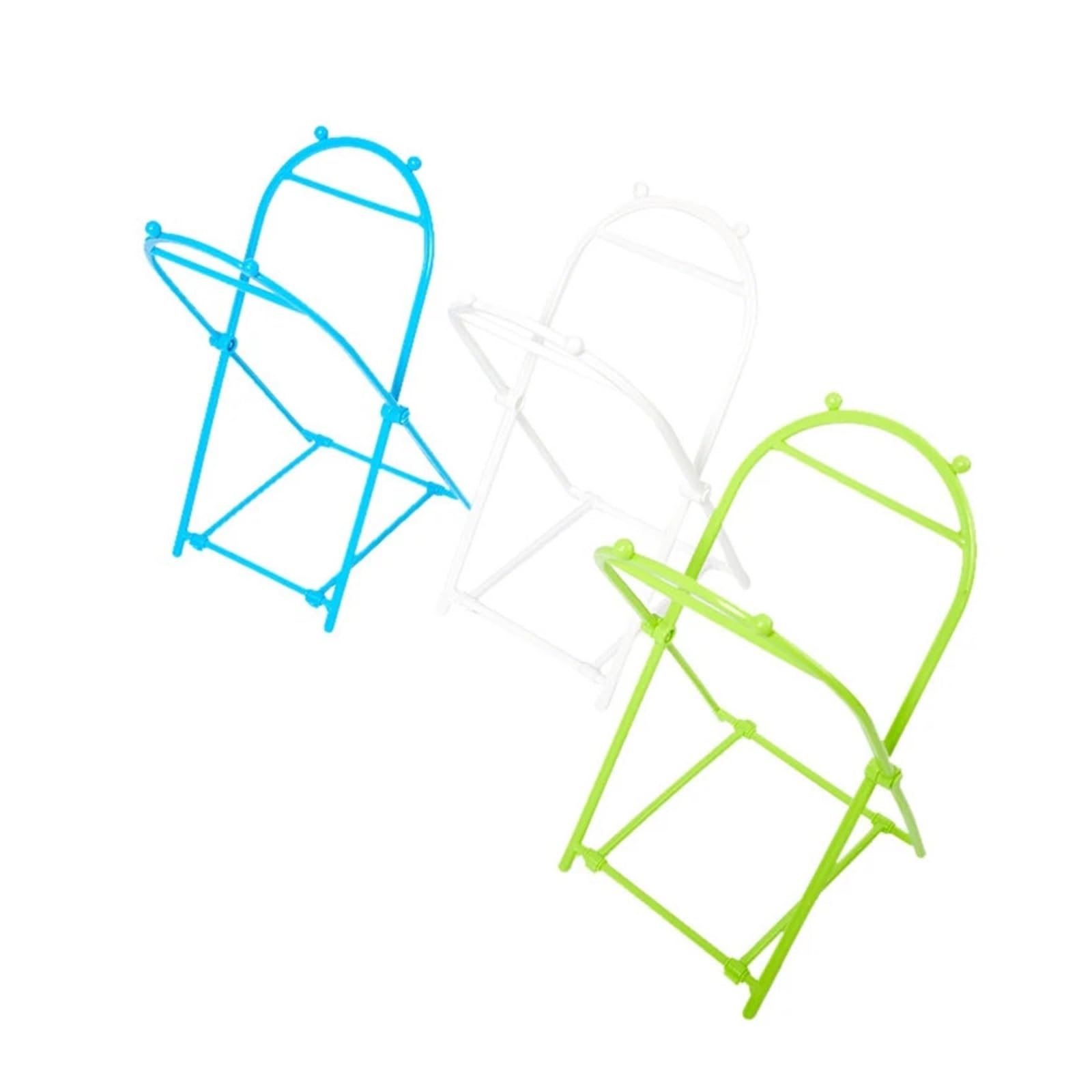 Soporte for Bolsas de Basura Plegable, Bolsa for encimera, Organizador clasificación Cocina, Estante Almacenamiento, 3 uds para Bolsas(Pink)