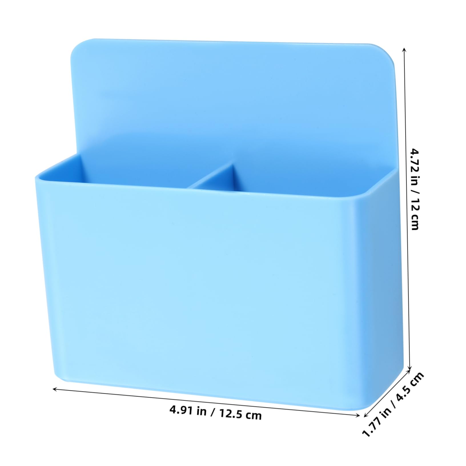 Artibetter 5 Pezzi scatola portapenne organizzatore magnetico portapenne per lavagna magnetica da esposizione porta segnapunti da parete Titolare di secchi segnali addominali Blu