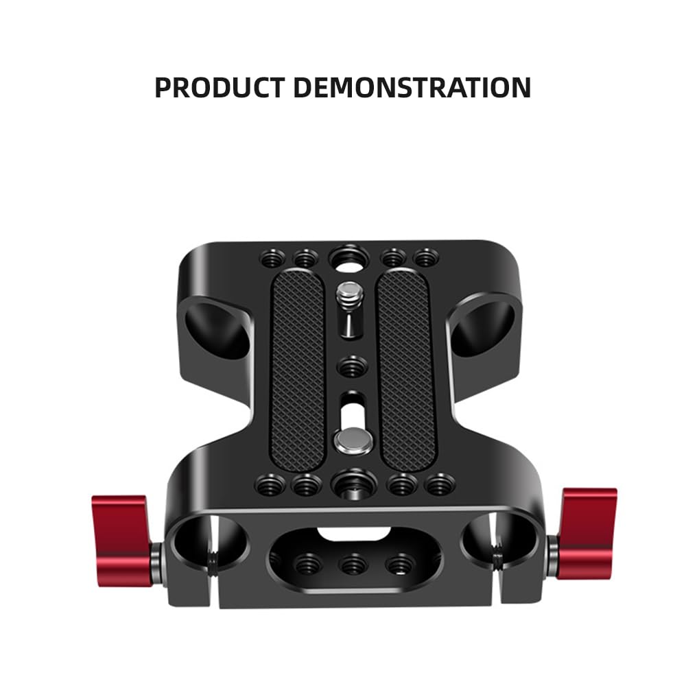 Piastra base della fotocamera Design leggero per il di supporto dell'impianto DSLR Lega di alluminio