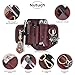 Leather EDC Multitool Sheath | Tool Belt Organizer for Work and Daily use | Flashlight | Heavy Duty Leather Pocket Organizer | Tool Pouch | Ideal Gift for Men