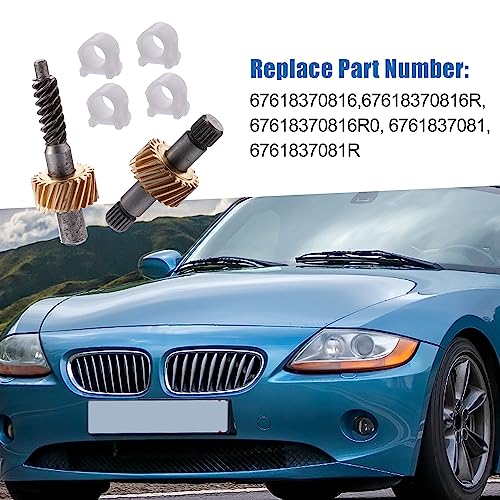 Image of Car Convertible Top Latch Motor Gear Repair Kit 67618370816 Lower Latch Motor Plastic Kit for BMW Z4 2003-2006