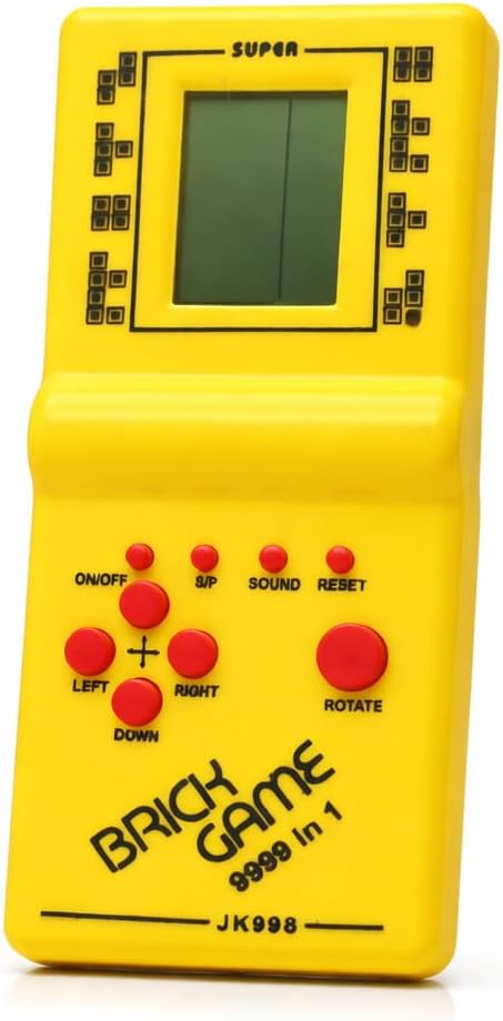 - Ebin Store Handheld Brick Game Console 9999 in 1 | Classic Retro Mini Game Player for Kids & Adults | Portable LCD Game Toy with Sound & Buttons | Multicolor