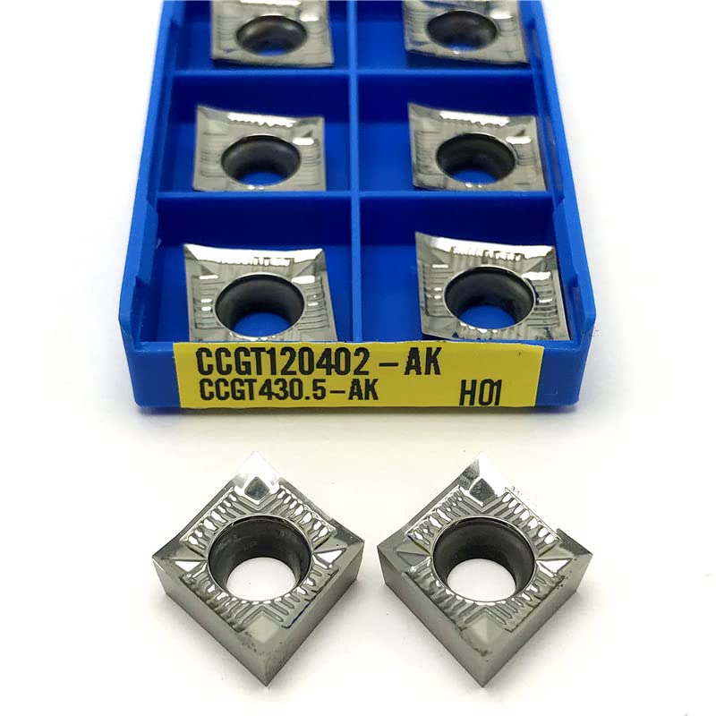 Herramientas de Torno CCGT120404 Carburo CNC 10 pcs miniatura 3