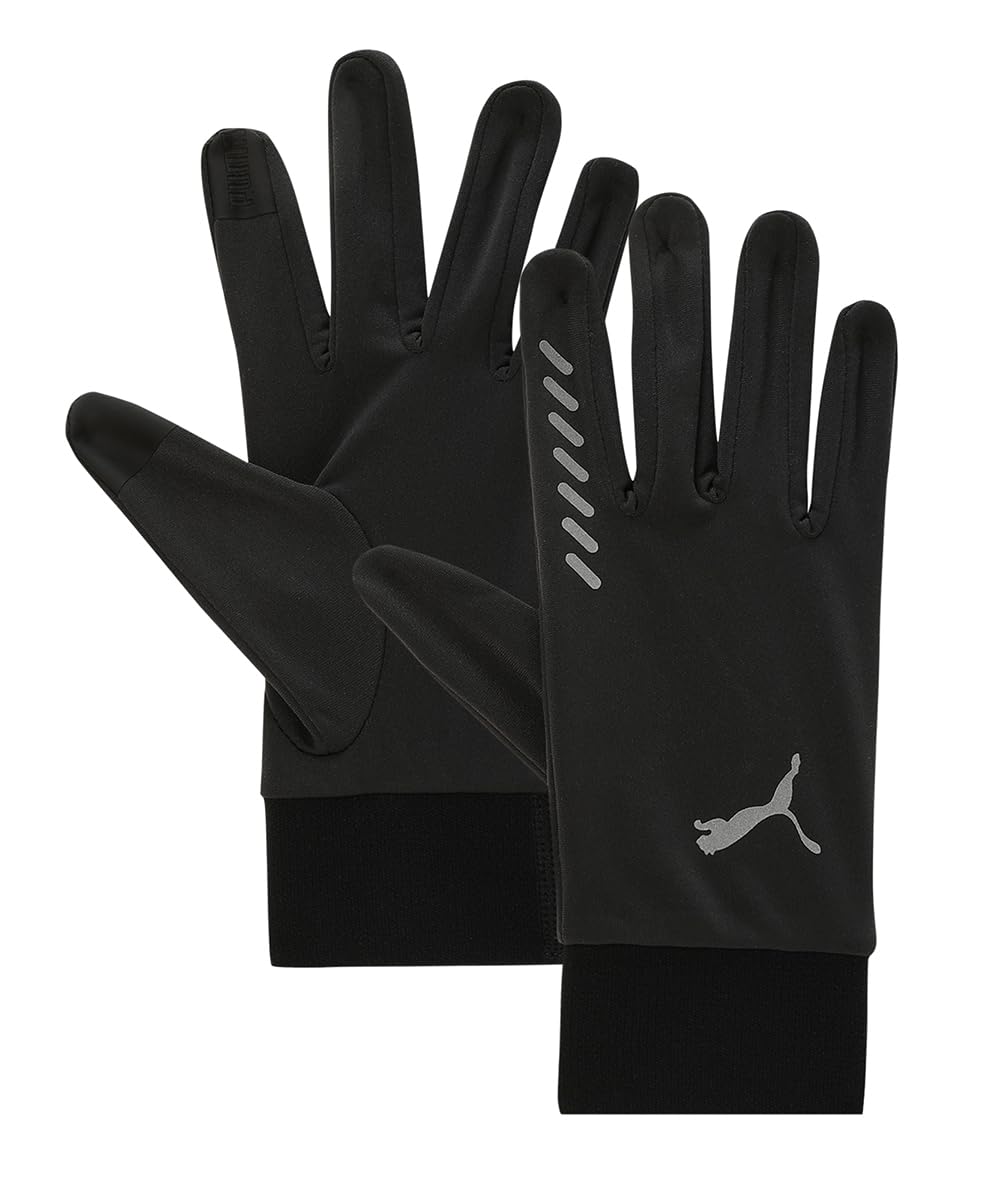 Puma Unisex-Adult PR Winter Gloves, Black, L (4200401)-image-23