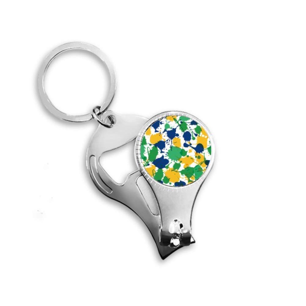 Porte-clés décapsuleur Brésil et sa pince coupe-ongles idéale pour vos voyages et apéritifs