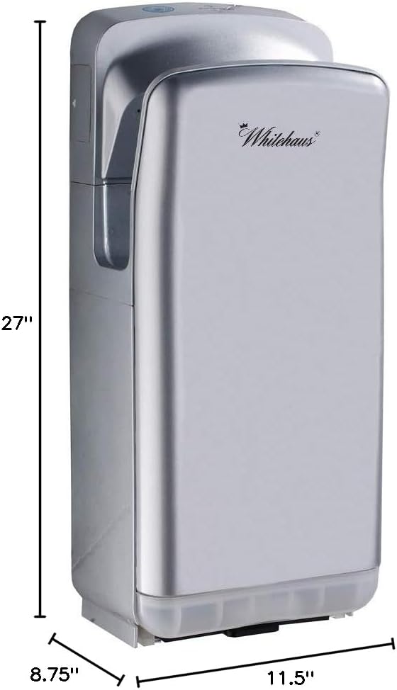 Whitehaus WH666-GRAY Hands-Free Wall Mount Hand Dryer