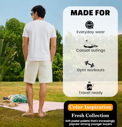 Image of Sleepynuts Men's Everyday Wear Crew Neck Regular Fit T-Shirt | Half Sleeve Solid Plain Casual T-Shirt for Men | Soft Breathable Fabric |