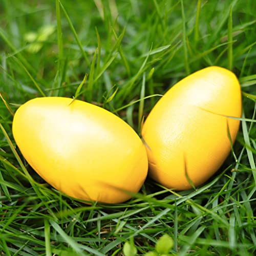Bongos 2 Pieces Wooden Egg Shaker Set Hand Percussion Instruments Easter Eggs Maracas For Kids Adults Hand Percussion #TOP7