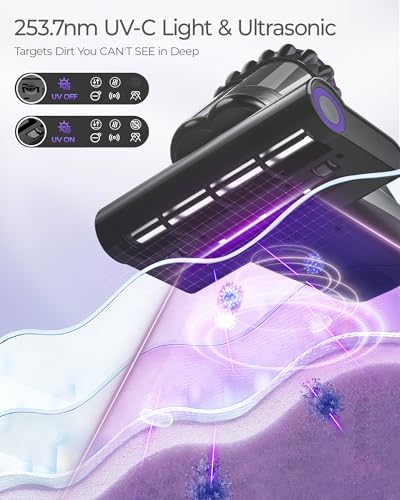 Image of Mayking Pro Mattress Vacuum Cleaner with Dust Detection, Model MV03