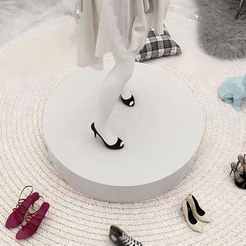 Présentoir cylindrique rond de 80x10 cm pour vitrine et mannequin