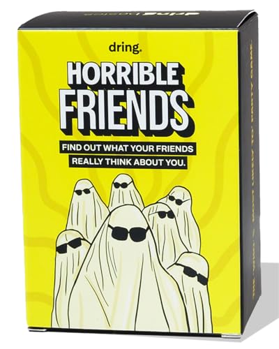 Image of Dring Horrible Friends - The 'Who's Most Likely to' Party Game | Find Out What Your Friends Really Think About You!? | PartyGame, Adult, 108 Cards | House PartyGame, Friends Game.