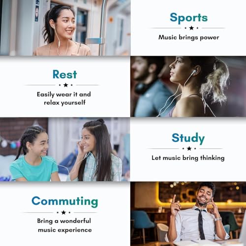 2 Pack USB C Kopfhörer für iPhone 17/16/16e/15 Pro Max/Plus Pad Pro In-Ear Ohrhörer mit Kabel Type C, Mikrofon, Lautstärkeregler für Galaxy S23 S22 S21 S20 A53 A54 A34 Google Pixel 8 7 6A 5 4 One Plus