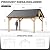 Joyside Cedar Wood Gazebo 13 x 11 ft. Wood Patio Gazebo Cedar Wood Framed Gazebo with Steel Frame Gable Roof Hardtop Gazebo for Patio, Garden, Lawns, Parties