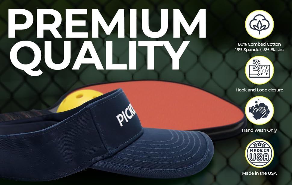 Pickleball Visor | Funny Pickle Ball Hat for Women and Men | Pickleball Gift Blue - Image 6