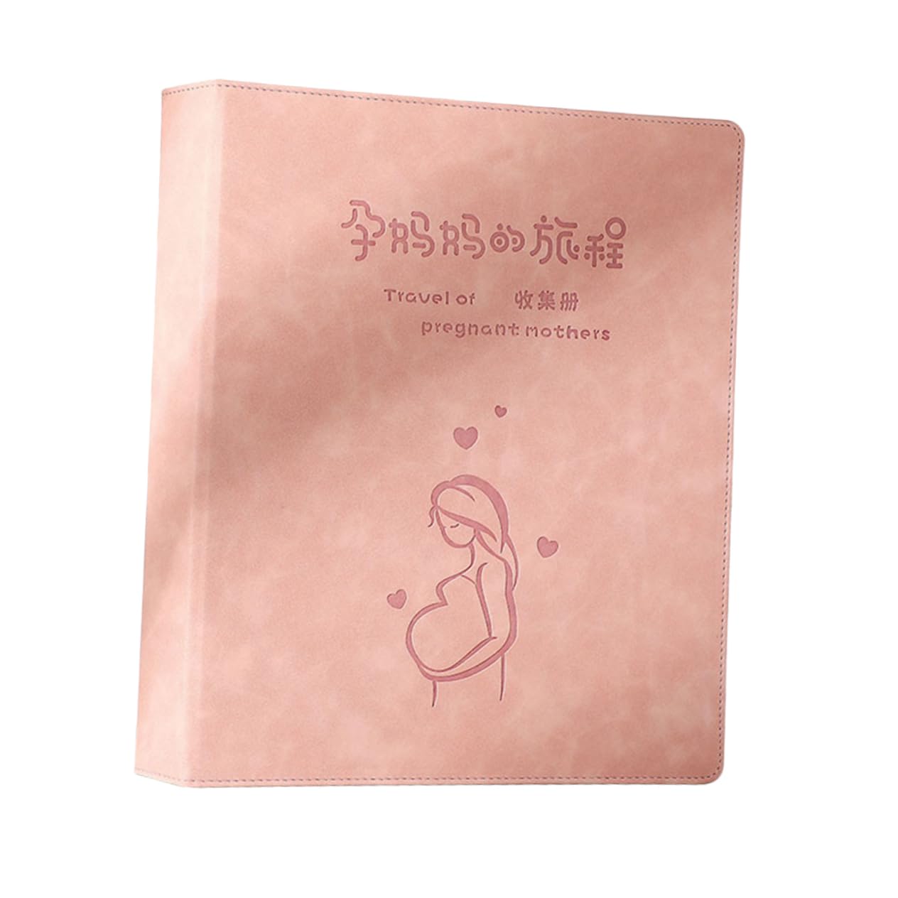 Schwangerschaftstagebuch mit Hardcover, Rosa, Papier und Pp