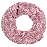 Maße: ca. 40 cm x 30 cm, Seeberger Tajana Soft Schal Damenschal Winterschal (One Size - rosa-meliert)