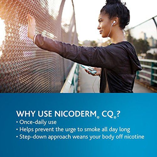 NicoDerm CQ Nicotine Patch, Clear, Step 1 to Quit Smoking, 21mg, 14 Count - Thumbnail 6