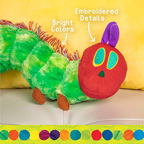 KIDS PREFERRED of Eric Carle, The Very Hungry Caterpillar Stuffed Animal Plush - 12 Inches Multicolor - Image 4