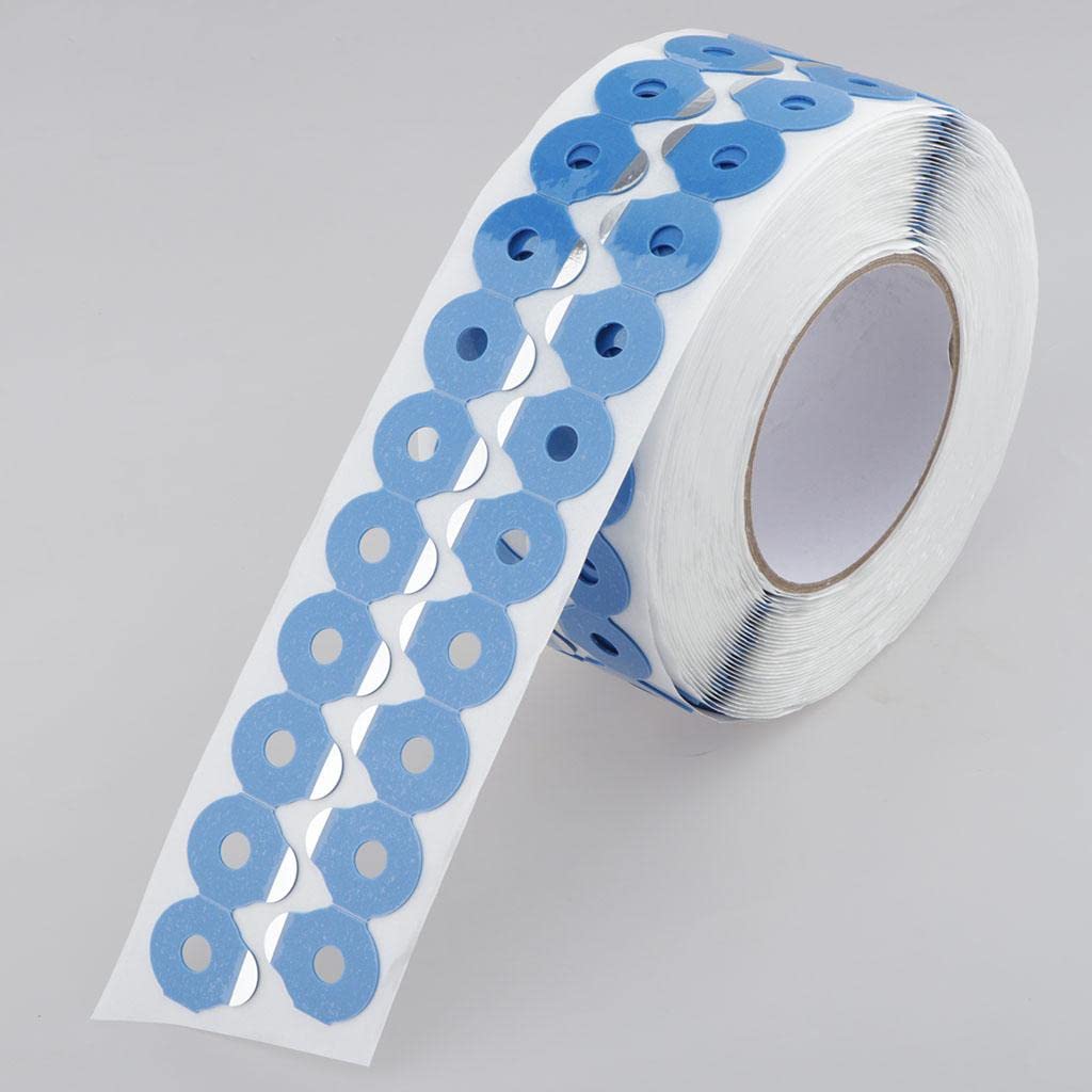 1000Pcs Eyewear Lens Processing Polieren Anti Rutsch Pads Aufkleber Blau, Blau, 02