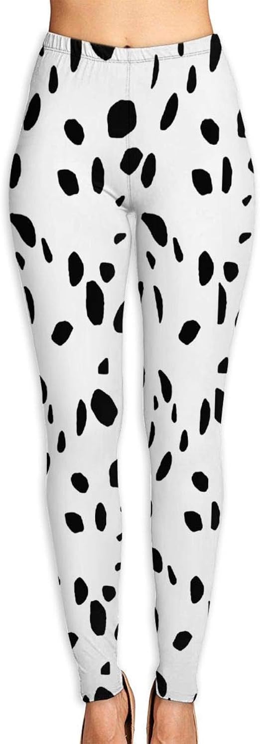 Dalmatian Print Womens Ultra Soft Leggings Fashion High Waist Yoga