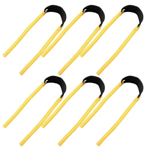 6Pcs Hunting Catapults Rubber Bands, Outdoor Slingshot Rubber Band Hunting Catapults Bands, Heavy Pull Slingshot Elastic Rubbers Band for Outdoor Shooting huntings