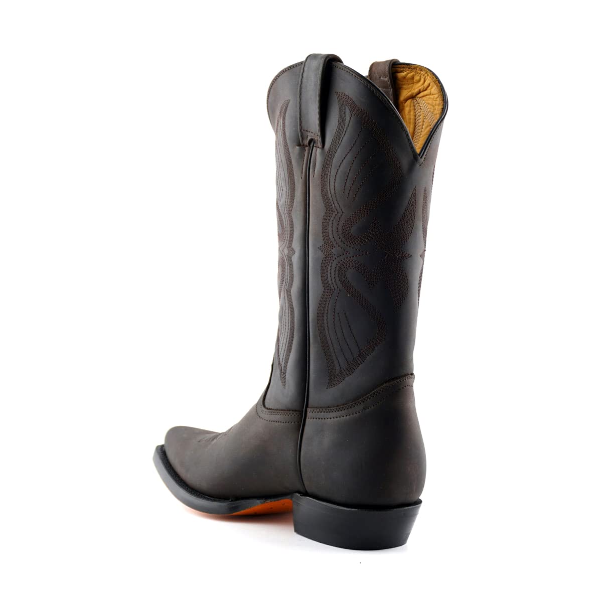 Grinders Louisiana Herren Cowboystiefel, Dunkelbraun