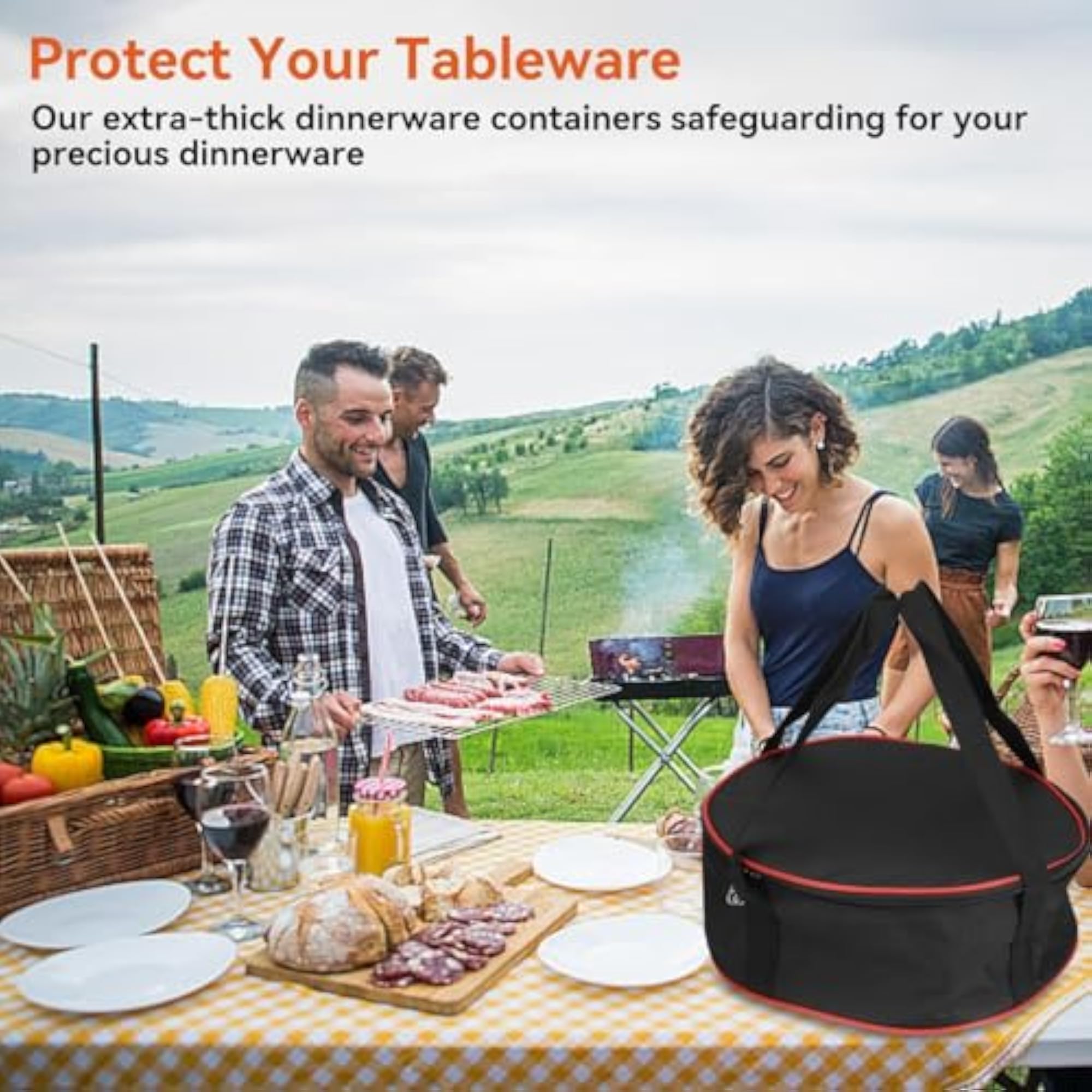 Dishes Storage Bag, China Storage Chest Round