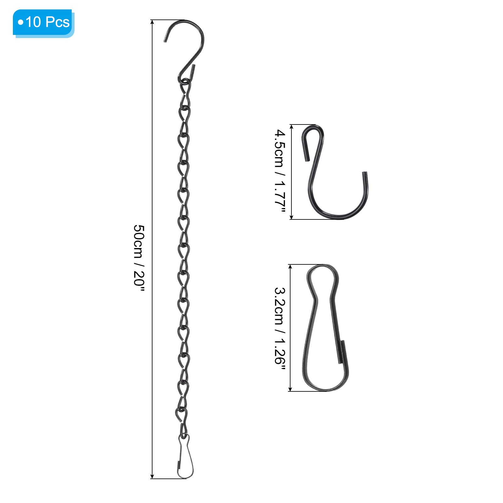 PATIKIL 20 Inch Hanging Chains - Image 2