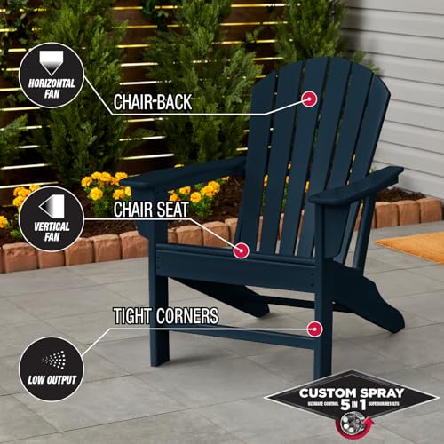 Image of Rust-Oleum Stops Rust Custom 5-in-1 Spray Paint, Matte Elderberry | Rust Preventive Enamel, Multi Surface (Metal, Wood and More), Adjustable Dial for Better Control, Fast Dry, Comfort Tip