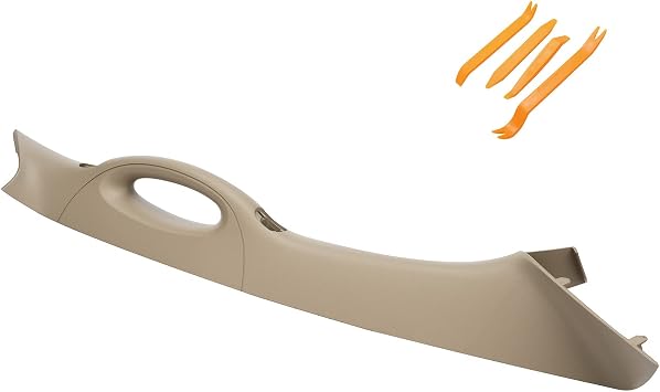 A Pillar Interior Trim Handle Right Passenger Side Compatible with Ford F150 F-150 Lincoln Mark LT A Pillar Grab Handle Assist Panel 4L3Z-1503598-AAC Right Passenger Side Beige