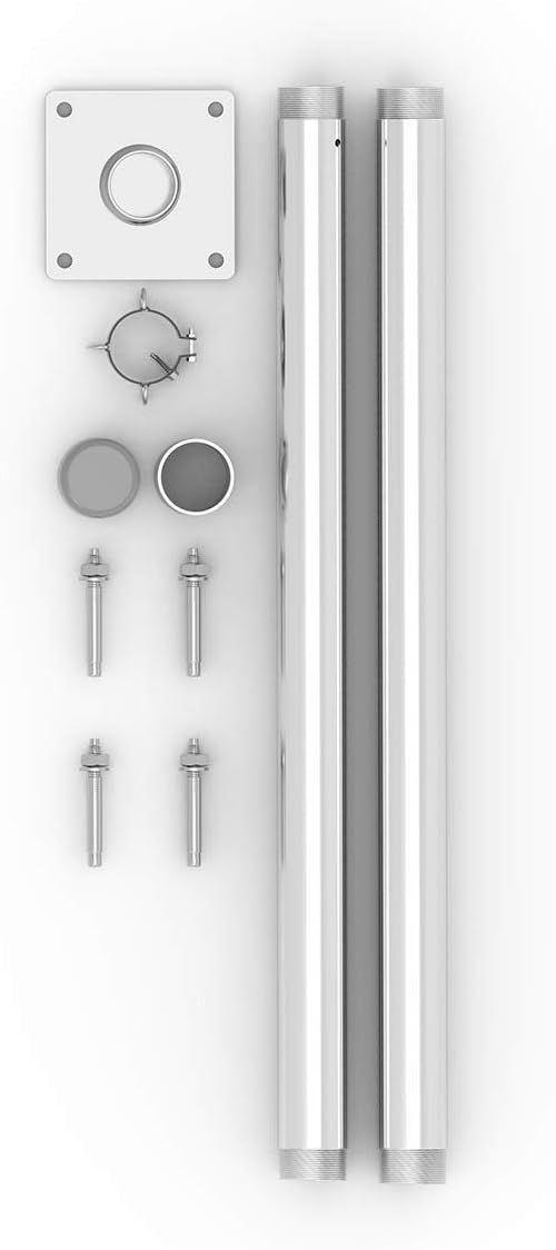 Coarbor Sun Shade Sail Canopy Support Stand Pole Kit for