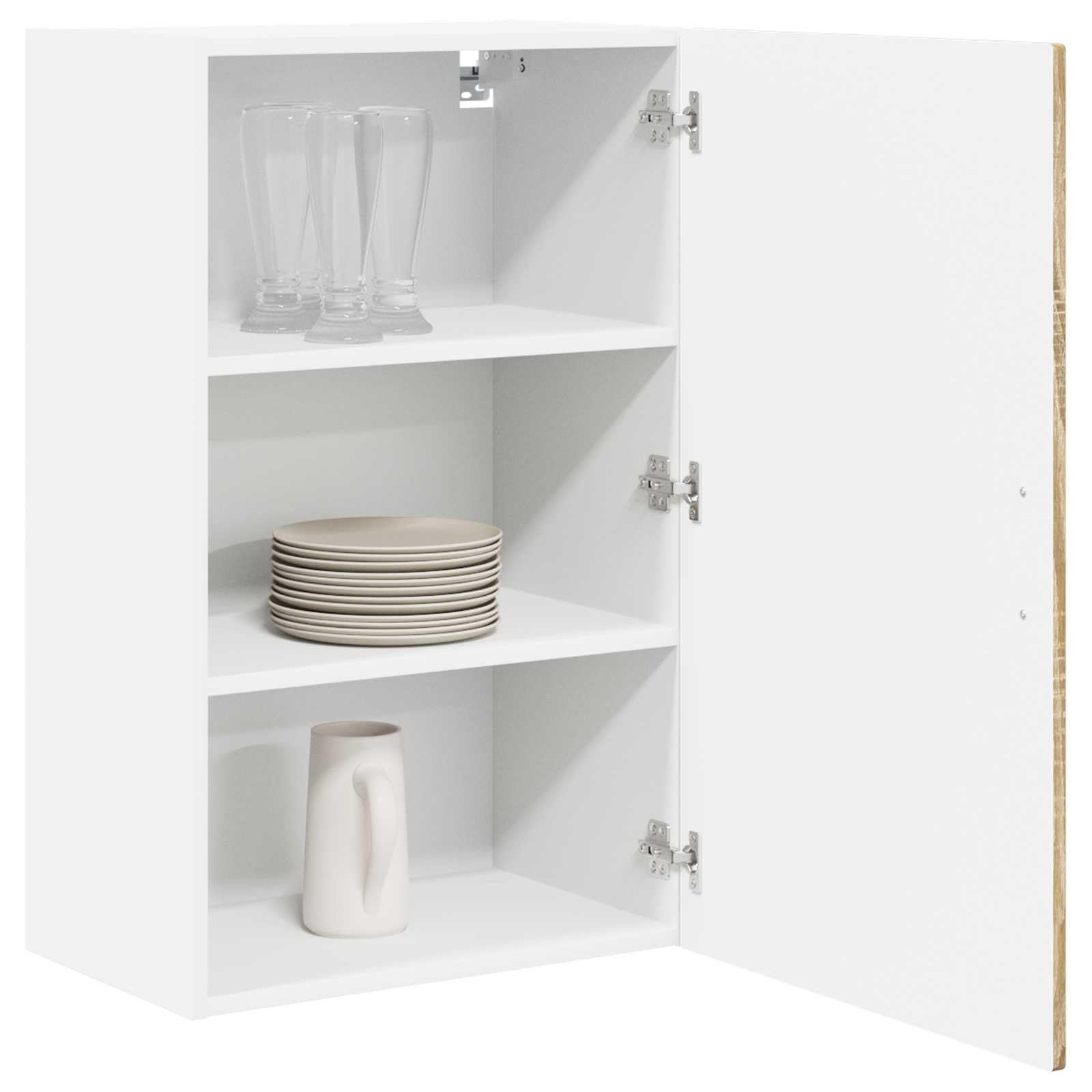 vidaXL Wall Cabinet PORTO Sonoma Oak 50 x 31 x 80 cm Engineered Wood — image 1