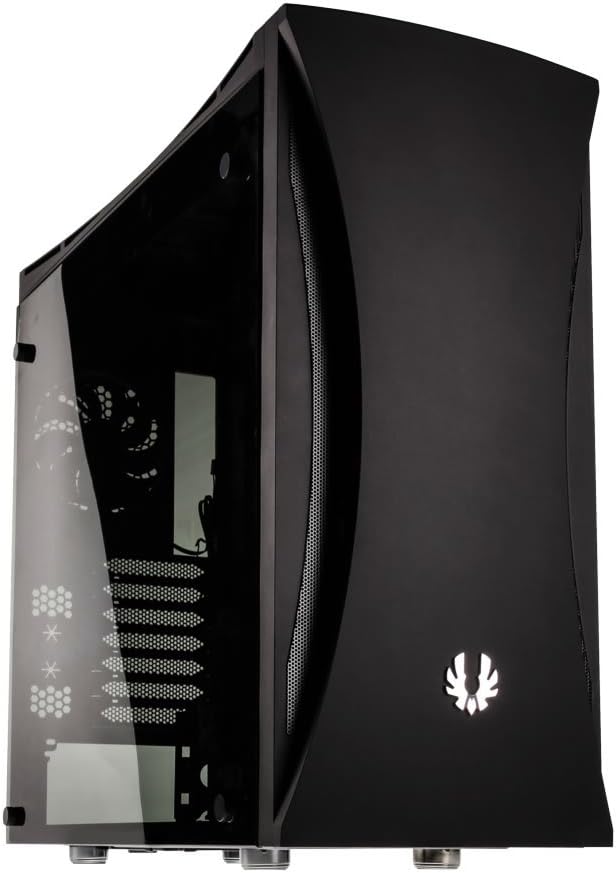 BitFenix Aurora Midi Tower Case Black Tempered Glass Window BFC-ARA-300-KKWSK-RP