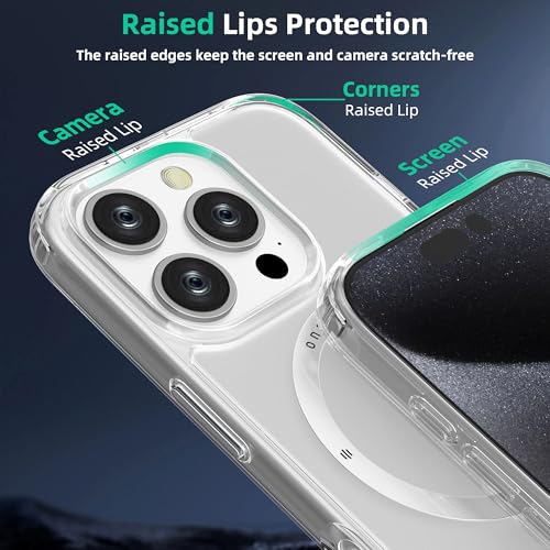Image of ONES for iPhone 16 Pro Max Case, Translucent Matte Magnetic Phone Case Compatible with Magsafe, Military-Grade Shockproof Cover, Anti-Yellowing Hard Slim Protective Matte Case for iPhone 16 Pro Max