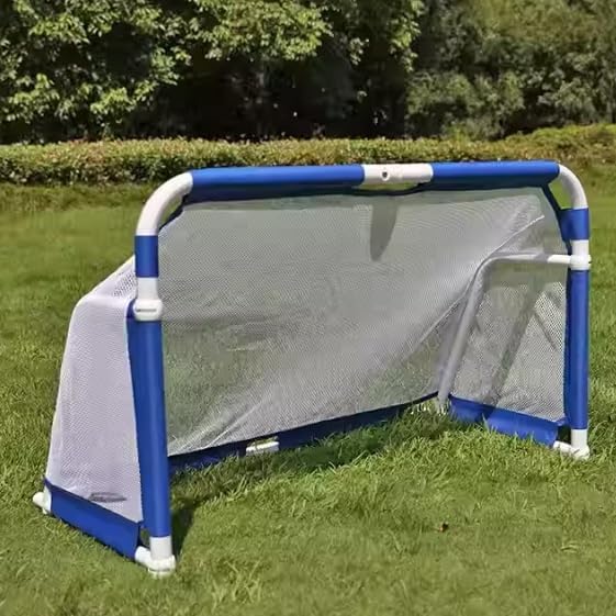 Foldable Soccer Goal, Portable Aluminum Alloy Football Goal for Kids & Adults, Quick Assembly Pop-Up Net for Backyard, Training, Indoor & Outdoor Use