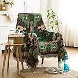 Bonne collocation : en utilisant la jacquard technique, le plaid ajoute une coup de couleur pour votre maison, modèle simple mais distinctif idéal pour une bonne collocation