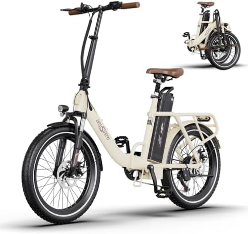 ONESPORT OT16-2 Bicicleta Eléctrica Plegable, 20" Ebike con Extra...