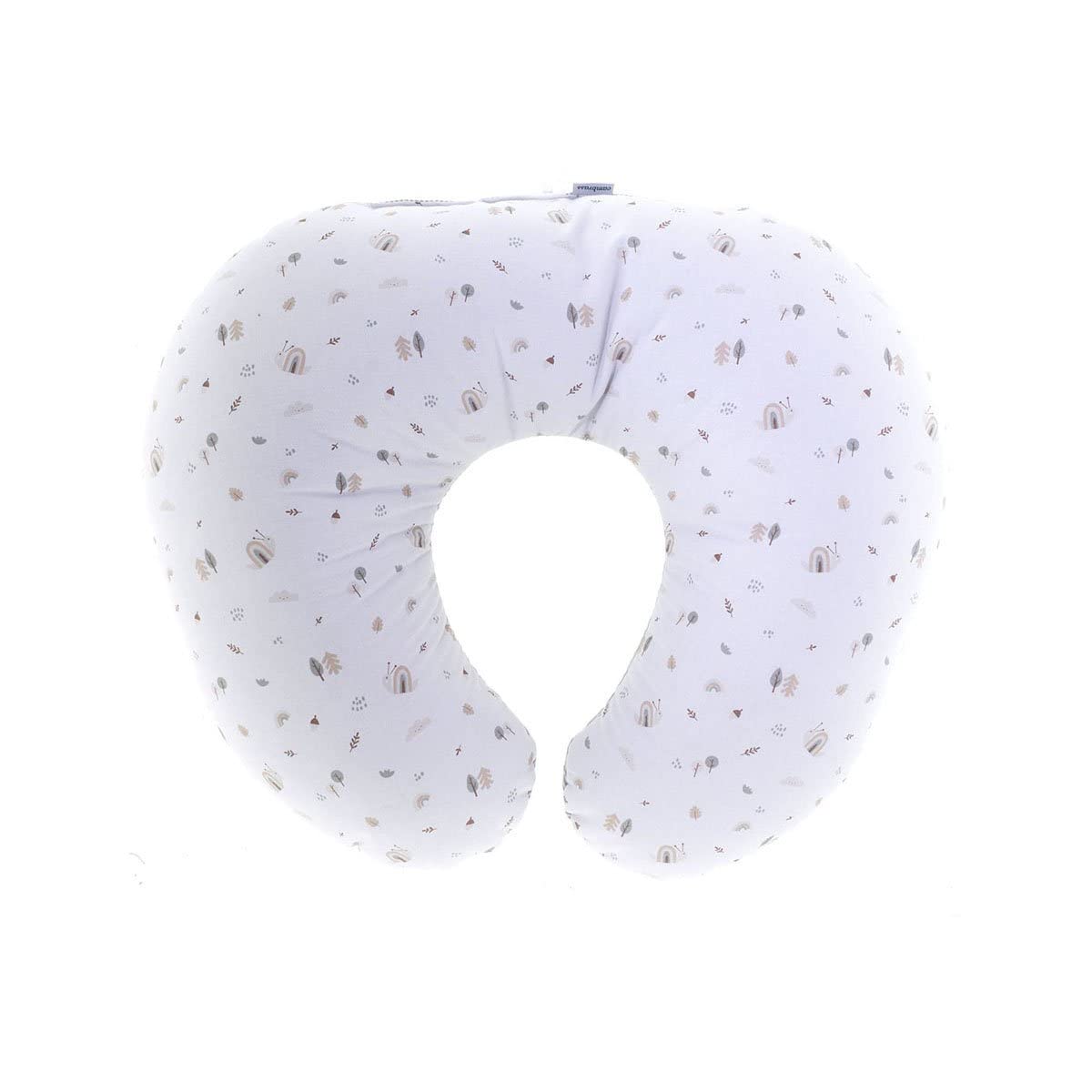 Cambrass -cuscino per i primi mesi del bambino-cuscino allattamento che fornisce comfort e supporto al bambino -Greeny verde 53x45x10 cm