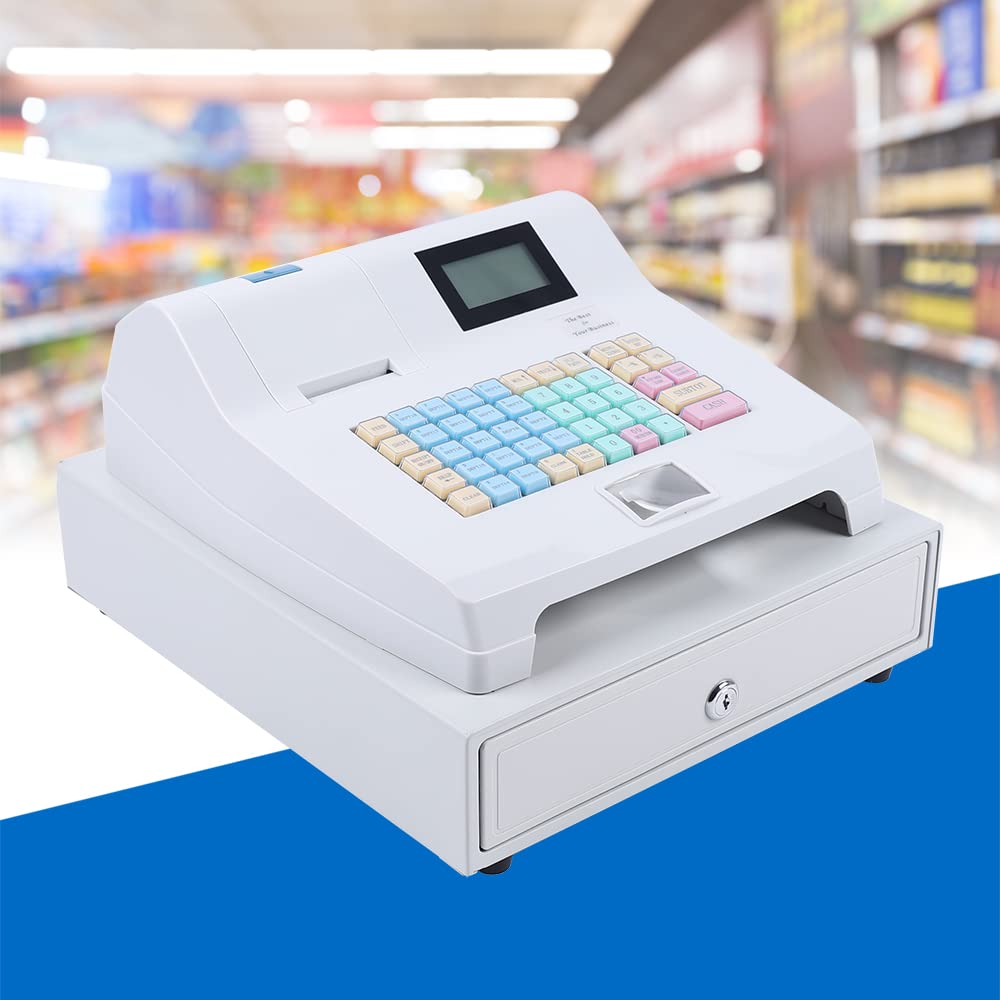 Electronic Cash Register レジスター Amazon.com: Electronic Cash Register POS System w/ 48 Keys