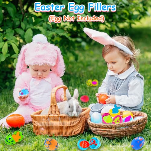 Easter Basket Stuffers for Toddlers 40 Pack, Non Candy Easter Sticky Hands Egg Hunt Fillers Supplies for Kids, Small Party Favor Fidget Toys Classroom Gifts Prize Goodie Treat Bag Stuff for Boys Girls - image 3