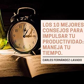 Diseño de la portada del título Los 10 mejores consejos para impulsar tu productividad