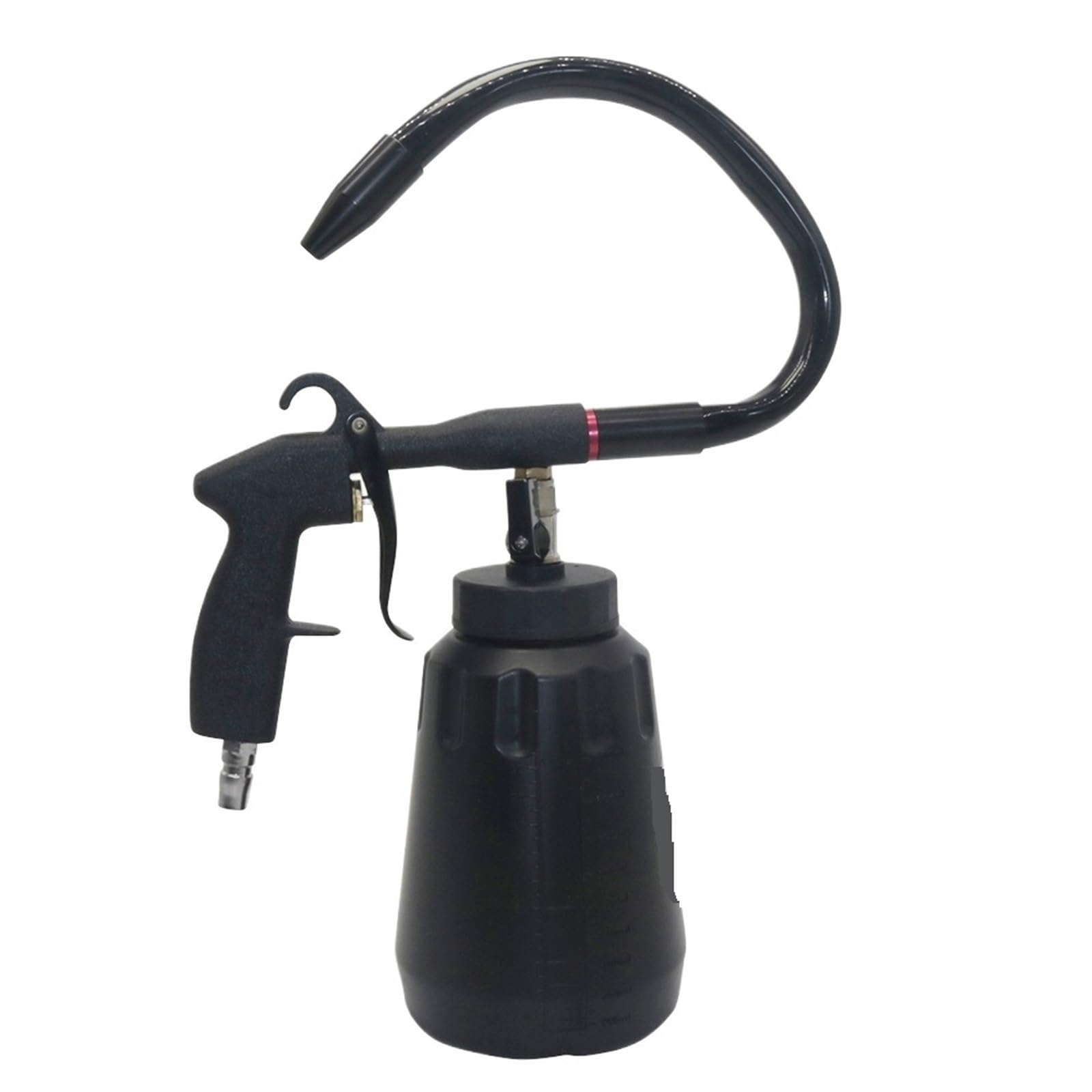 Pistola de limpieza neumática universal con tubo curvo para lavado de coches