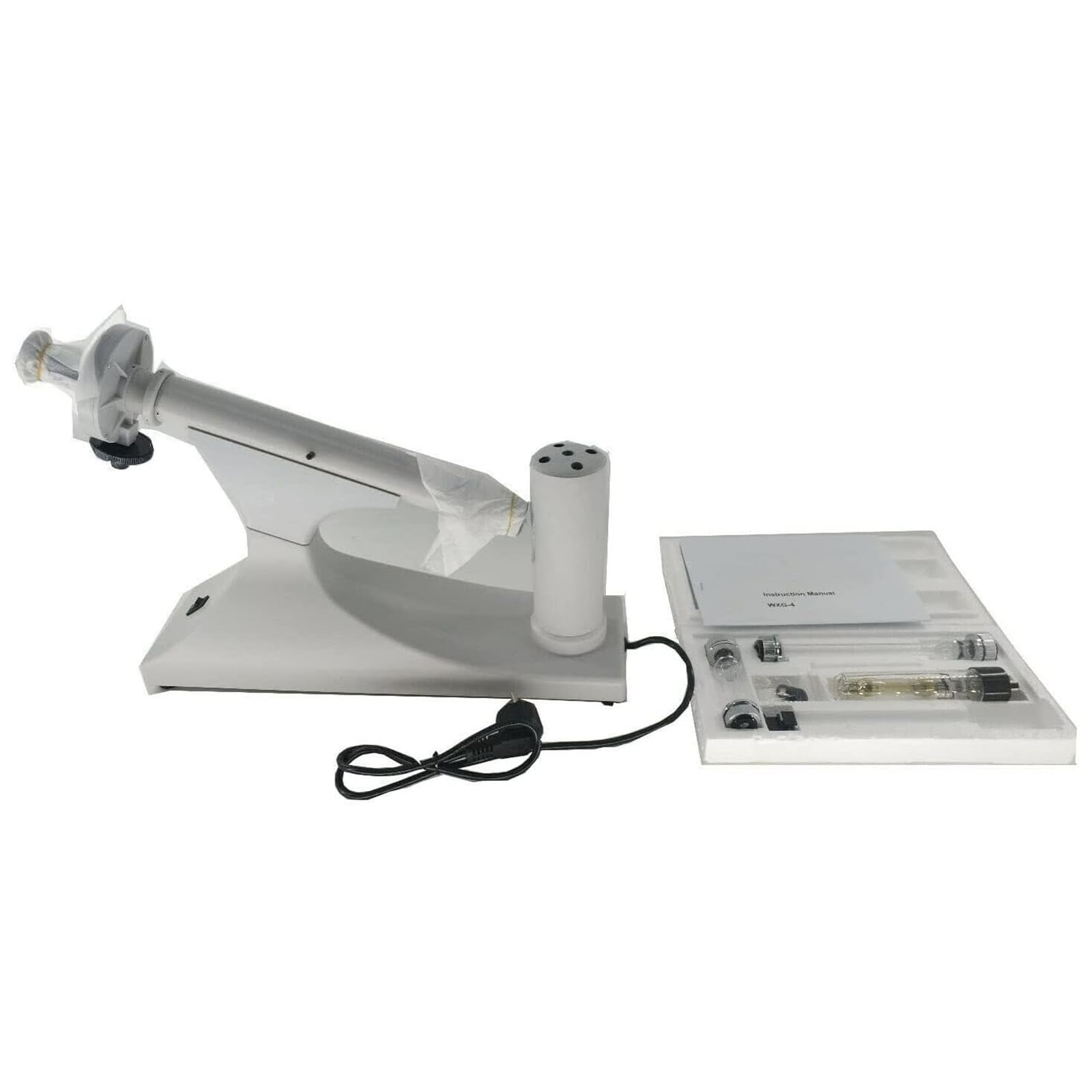 Scheibenpolarimeter Laborinstrument, -180°~+180° Messbereich, ±0,05° Genauigkeit, für Zuckerlösungen, Terpentin, Kampfer