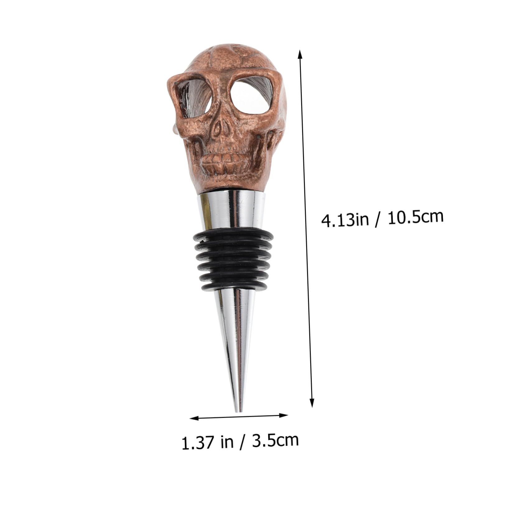 IMIKEYA 2 Sätze Flaschenverschluss Stopper Gestell Spender Kühler Flaschenkorken Flaschenstöpsel Verschlussstopfen Für Weinflaschen Weinverschluss Aluminiumlegierung 2 Stück * 2