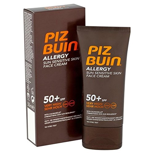 Piz Buin Allergy Face Cream SPF50+ 50ml (PACK OF 2)